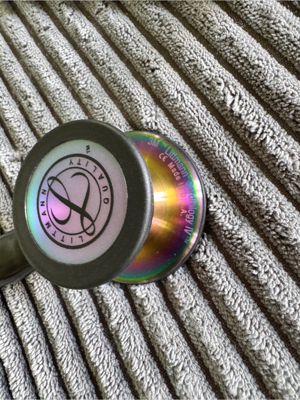 Littmann Quality Iridescent Stethoscope Chestpiece - Rainbow Finish